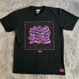Black and Purple Graphic Tee
